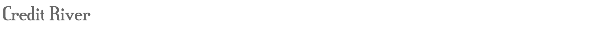 Credit River credit river.ttf font preview